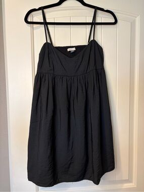 American Eagle Outfitters Black Spaghetti Strap Mini Dress